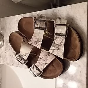 BIRKENSTOCK PAPILLO ARIZONA SILKY ROSE PINK SANDLES